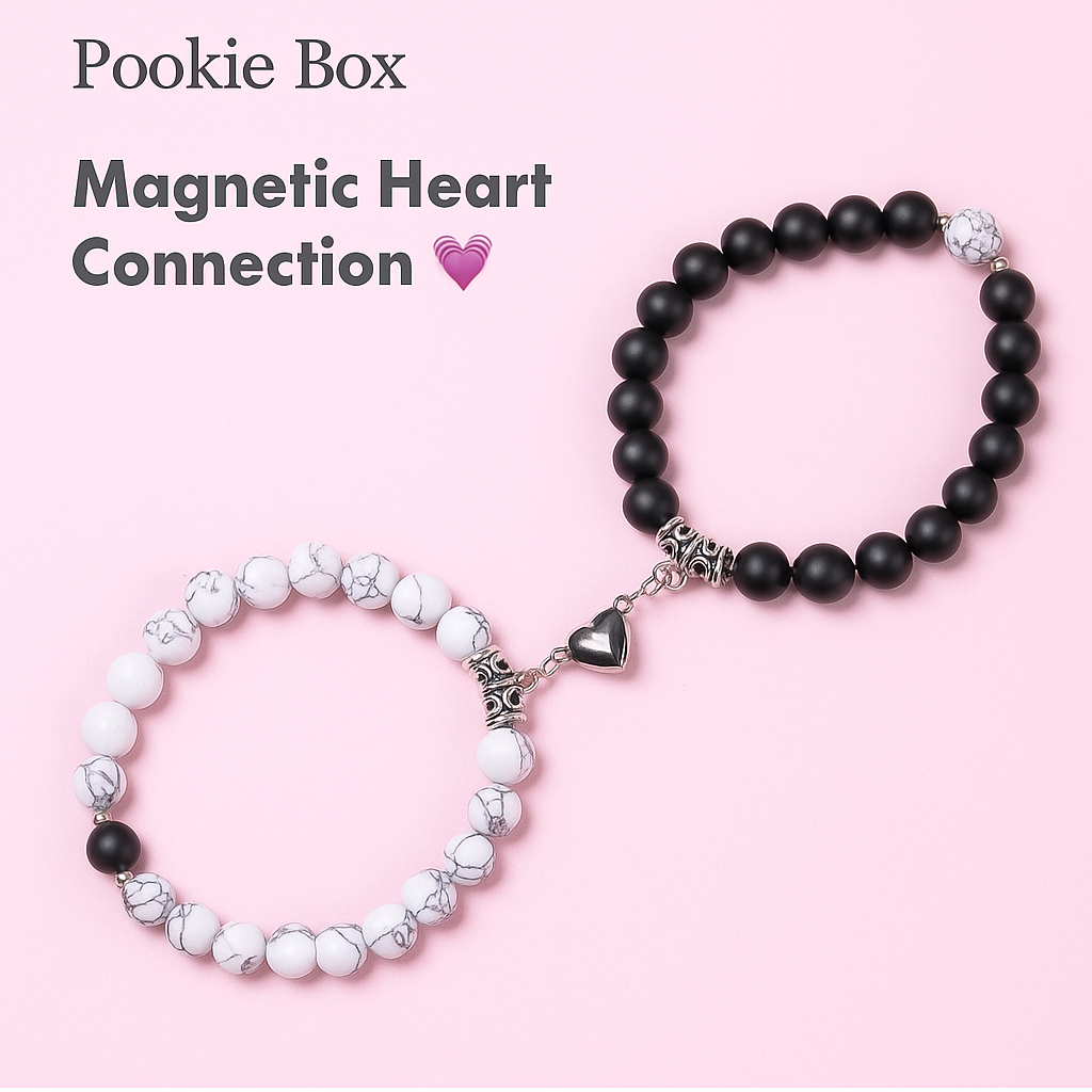 Couple Bracelets | Magnetic Love Connection by Pookie Box